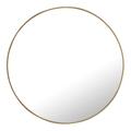 Doba-Bnt 32 in. Eternity Metal Frame Round Mirror, Brass SA2957910